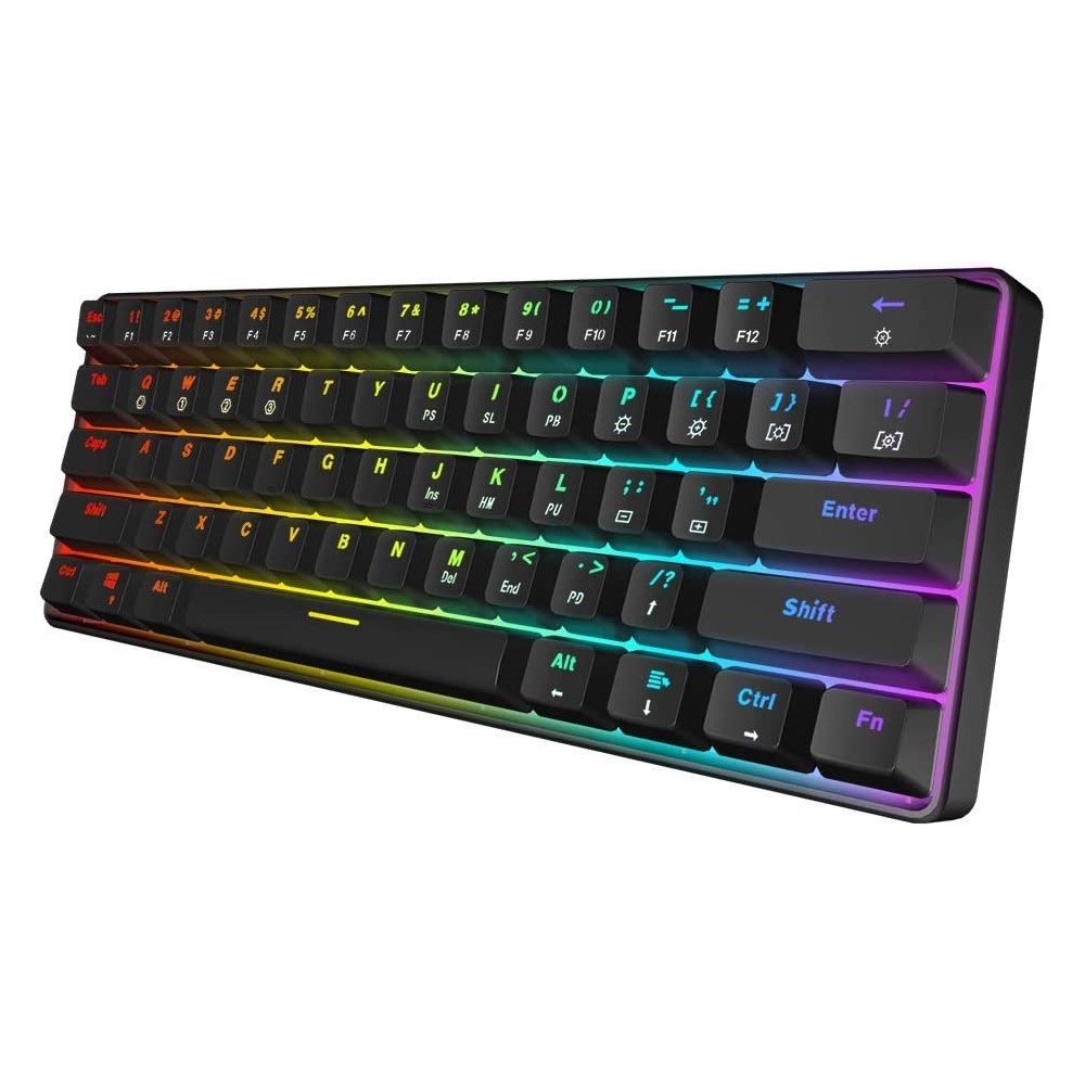GK61 61 Keys 60 Layout Mechanical Gaming Keyboard Clicky 